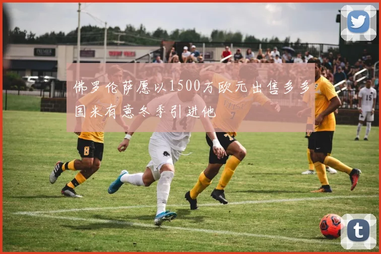 佛罗伦萨愿以1500万欧元出售多多国米有意冬季引进他